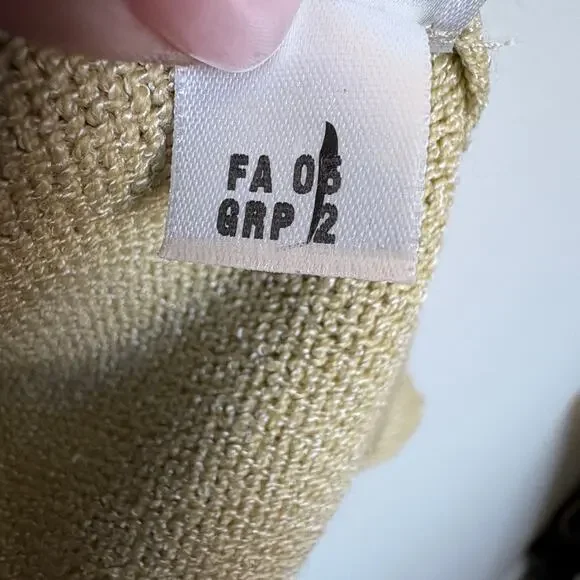 Vintage St John Sport Wool Blend Cardigan Jacket Lg Cream Shawl Collar Oldmoney - Picture 12 of 12